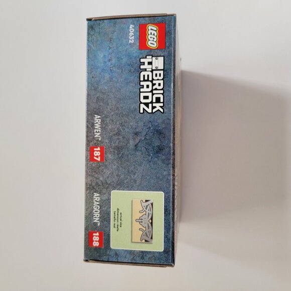 LEGO BrickHeadz 40632 Aragorn and Arwen, new, perfect condition box - Picture 4 of 9